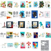 Lake and Submarine Animal New Metal Cutting Dies Press Plate for DIY Card Scrapbook Embossing Craft Supplies Template Decoration