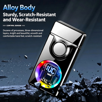 2026 Voice Controlled Ignition Gas Lighter 4 Ignition Methods Battery Display Open Fire Switching Jet Fire USB Electric Lighters