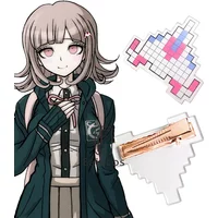 Anime Chiaki Nanami Hair Clip Super Dangan Ronpa Cute Plane Hairpin Props Cosplay Accessories