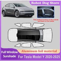Car Sunshades For Tesla Model Y Accessories 2020 2021 2022 2023 2024 2025 Windows Sun Visors Windshields Covers Car Accessories