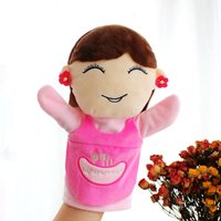 Portable Storytelling Puppet Familys Members Cartoon Familys Members 25CM Story Hand Puppet Toy