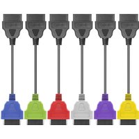 MultiECUScan Diagnostic Adapter Cable 6 Color for Fiat Alfa Romeo for Lancia OBD Cable FiatECUScan Auto OBD2 Connector Scanner