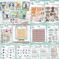 2025 New Cat Dog Face Letter Metal Cutting Die Clear Stamp Paw Print Stencil DIY Making Card Scrapbook Embossed Craft Template