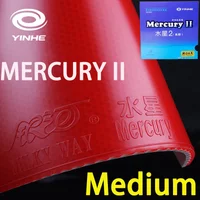 Blue YINHE Mercury 2 Ping Pong Rubber ITTF Approved Pimples-in Table Tennis Rubber Sheet Quick Attack Loop Table Tennis Rubber