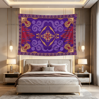Magic Rug Wall Art Tapestry Flag Aladdin Magic Carpet Arabian Nights Tapestry Exotic Wall Decor Bohemian Background Cloth Banner