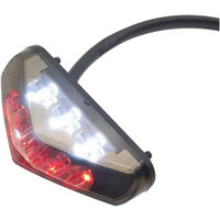 AliExpress NONE Mini Motorcycle LED Tail License Light 12V Rear Brake Lamp For Dirt Bike ATV Chopper Scooter Cruiser Moto Number Plate Taillight