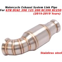 For KTM DUKE 390 250 RC390 2017 2018 2019 Motorcycle Exhaust Escape System Modified Muffler Titanium Alloy Front Link Pipe