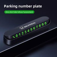 1Pcs Car Temporary Parking Card Phone Number Card Accessories For Honda Civic FIT Accord Prelude CRV 5th City CRZ CRX Jazz HRV
