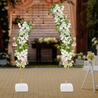 Reusable Flexible Freely Bendable Balloon Stand Kit with a Base and Balloon Clips Perfect for Table Balloon Decorations at Birthdays and Weddings