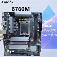 ASRock B760M LGA 1700 Motherboard RAM DDR5 B760 CPU For Intel Core i9-14900 i7-14700 i5-14400 i5-13400F M.2 PCIe 4.0 Micro ATX
