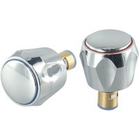 Kitchen bathroom Products Faucet Handle Handwheel Replacement Red 1 2inch ABS Blue For Replacing Worn out Faucet