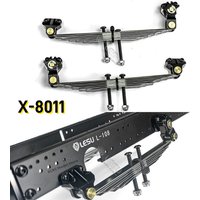 RC 1/14 Model Truck Power Front Axle Leaf Spring Front Suspension LESU X-8011 For Tamiya 1/14 RC Tractor Truck Parts Accessories