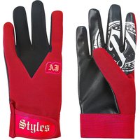 Red AJ Styles Gloves Set Blue Gloves World Wrestling Entertainment TNA Wrestling The Phenomenal One Styles Clash Merchandise