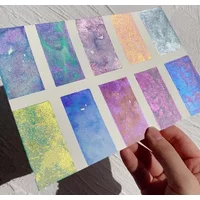 Super Vision Metallic Mica Layered Color Watercolor Paint Set 1ml Handmand Sample Artist Water Color for Painting Art Suppliers