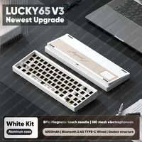 Weikav Lucky65 V3 NUT65 Wireless Aluminum Mechanical Keyboard Kit 65% Layout RGB BT 2.4G Wired Game Keyboard Quick Disassembling