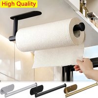 Küche Papier Handtuch Halter Klebstoff Tissue Aufhänger Wc Rollen Papier Spender Schrank Lagerung Serviette Rack Bad Zubehör