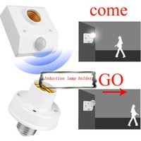 LED Bulb Base PIR Infrared Sensor Light Motion Detector Wall Lamp Base Socket Home Corridor Lighting Bulb Socket