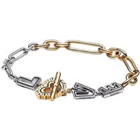 New 925 Silver Disc Love Lock Bracelet for Women DIY Fashion Wedding Party Jewelry Gifts