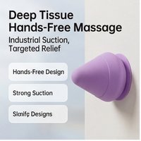 Suction Cup Wall Massager – Fascia Cone for Back, Arm, Foot Muscle Relaxation & Trigger Point, Multi-Function Design