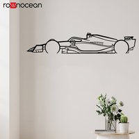 Formula Silhouette Wall Art, Gift For Car Lovers, Car Gifts For Him, Personalized, wall murals Petrolhead Christmas Gift S661