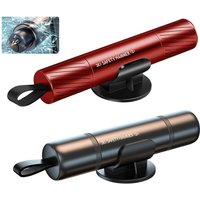 New 2 In 1 Car Safety Hammer Emergency Glass Breaker Cut The Seat Belt High Hardness Tungsten Steel Rescue Tool Auto Accessories
