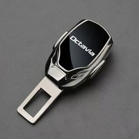 For Skoda Octavia Superb Rapid Kodiaq Karoq Fabia Kamiq Enyaq Citigo Car Seat Belt Extender Lock Adjustable Buckle Accessories