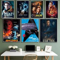 MOVIE S-Star Trek Poster HD Waterproof High-Toughness Self-Adhesive Wall Decor Universal