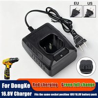 DongKe 16.8V Lithium Battery Charger Square Base Dedicated Electric Charger for 16V Lithium Battery Electric Tool Base Charging