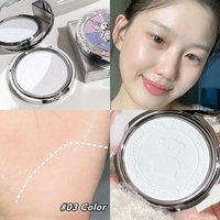 Face Pressed Powder Setting Long Lasting Oil Control Waterproof Foundation Natural Brighten Skin Tone Powder Concealer Cosmetics