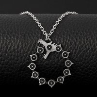 Dragon's Sin of Wrath Meliodas Necklace Jewelry Elizabeth Liones Diane Cosplay Costumes DIY Props for Party Anime Peripherals
