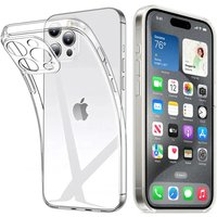 Ultra Thin Clear Silicone Case for iPhone 16 15 14 13 12 11 Pro Max Mini X XR XS Max 7 8 Plus SE Soft Transparent Back Cover