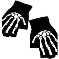 AliExpress Men and Women of The New Personality Skeleton Ghost Fingers Gloves Warm Autumn and Winter Wool