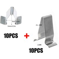 20PCS Spring Trim Clip Car Retainer Rivet Fastener Clip For Audi Boot & Tailgate Lining Metal Trim Panel Clips 4A0867276 For VW