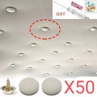 50Pcs New Car Interior Ceiling Cloth Fixing Screw Car Roof Fixed Buckle Snap Rivets Retainer Automotive Headliner Repair Button