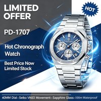 Pagani Design 2026 Nouveau Vk63 Montre Homme Tendance V2 Chronographe Quartz Luxe Saphir Acier Inoxydable Étanche Sport 20 Bar Lumineux