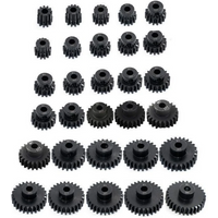 1/5PCS Metal Steel M1 Pinion Gear Sets 21T 22T 23T 24T 25T 5mm Shaft Motor Gears with Hex Key for 1/10 RC Brushless Brush Motor
