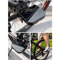 AliExpress NONE 1pair Rear Bicycle Kickstand Foldable Rear Bicycle Footrests Non-slip Kickstands for Passengers Extra Large Extra Wide Style