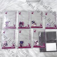 Genuine Anime Hazbin Hotel Rosie Vox Carmilla Carmine Angel Dust Velvet Val Emily Cosplay Cartoon Card Holder Accessories Gift