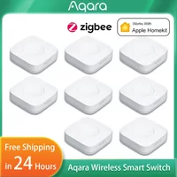 Aqara Zigbee Sensor Wireless Mini Switch Connection Smart Remote One Key Control Button Security Work for Mi Home APP Homekit