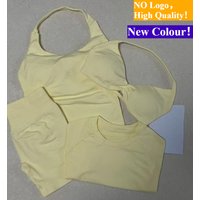 No Logo New Colour yoga running sports halter top fitness short sleeved round neck T-shirt stretch hip lifting shorts set