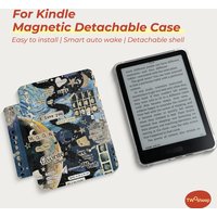 Twosheep suit for Kindle 11th Colosoft Paperwhite 12th 11th 10th 7th Magnetic Detachable Clear Back Auto Wake Sleep Ins Style