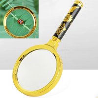 Hot 60/70/80/90/100mm Handheld 10X Magnifier Magnifying Glass Loupe Reading Jewelry Elderly Reading Microscope