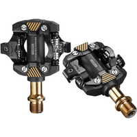 AliExpress Carbon Bike Pedal Ultra-light Self-Locking Spd DU Bearing MTB Bicycle Pedals With Cleats X-M8100 Bicycle Pedals