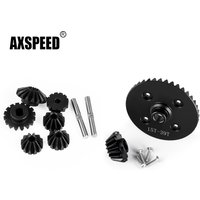 AXSPEED 40CR Steel 15T 39T Differential Gear Output Satellite Gears Set for Tamiya TT02 1/10 RC Drift Car Upgrade Parts