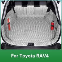 Custom Car Trunk Mat For Toyota RAV4 2013-2025 2026 Accessories Fuel PHEV Full Coverage Cargo Liner Auto Interior Modification