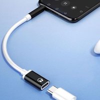 3.5mm Male To Type C Female Audio Cable Cord Round Head Adapter Cable Headphone Stereo Cord Earphone Audio Adapter Cable For