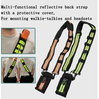 patrol and rescue Universal Adjustable Shoulder Strap Radio Pouch, Walkie Talkie Holster For Portable Radio Holder protect Case