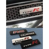 Car Emblem Sticker Accessories For Honda Civic FIT Accord Prelude CRV 5th City CRZ CRX Jazz HRV Pilot Mugen Insight Odyssey Veze