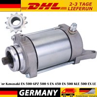Neue Qualitäts-Startermotorbaugruppe mit 12 Zähnen und hohem Drehmoment für Kawasaki EN 500 GPZ 500 S EN 450 EN 500 KLE 500 EX LE 700.22.66 MQD6851
