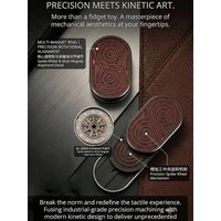 Magnetic Blood Pagoda Slider Metal EDC Fidget Toy for Stress Relief Fin Fidget Spinnerger Toy Stress Relief Toy Adults Kids Gift